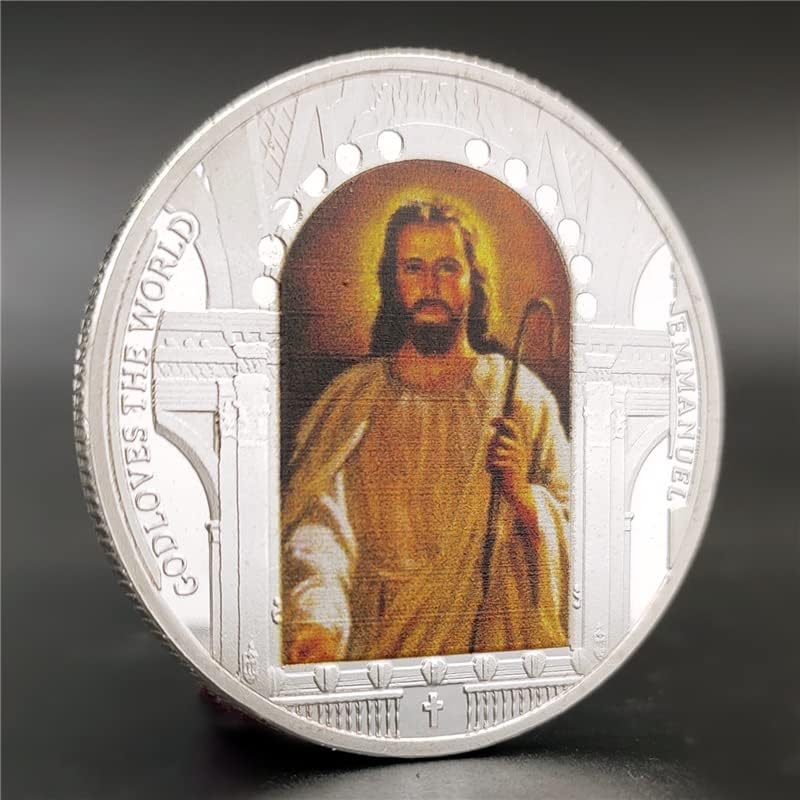 Isusova posljednja večera Komorativni kovanice strani darovi pozlate srebrni parovi križni novčići da Vinci kolekcionarski predmeti