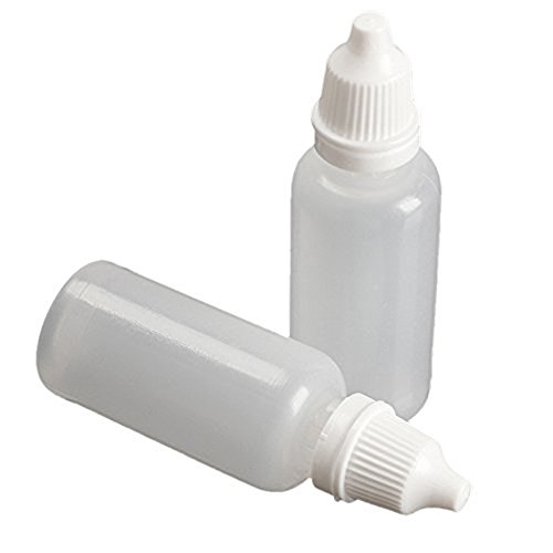 30 koms plastičnih boca za kadice za oči stisnute prazne boce za ispuštanje s poklopcem za djecu