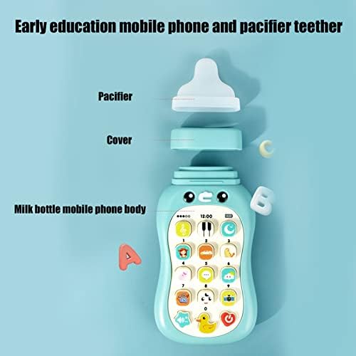 Dječja igračka za mobilne telefone, prijenosni mobitel za učenje beba s edukativnim igračkama s piluentima, 15 funkcija, uključujući