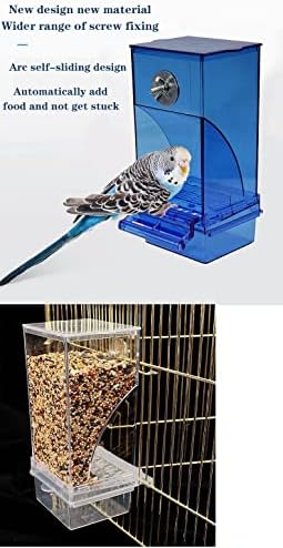 Automatska hranilica za ptice, hranilica za ptičje kaveze, pribor za ptičje kaveze, hranilica za papige, spremnik za hranu za papige