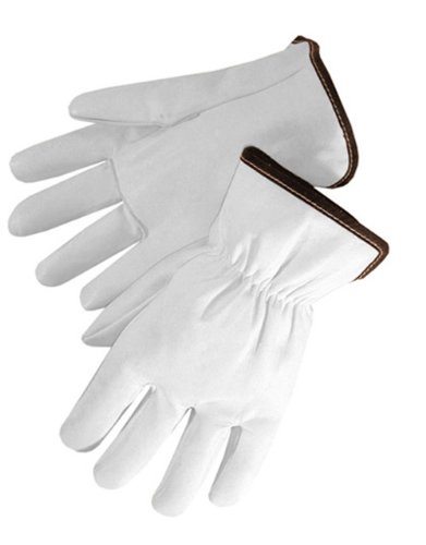 Liberty rukavice i sigurnost 6820L Kvalitetno žitarica kozja kožna rukavica s ravnim palcem od ključeva, veliko