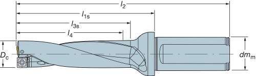 Svrdlo od 880 do 8300 do 50-04 do 880 s izmjenjivim umetkom, kod alata 880.24, drška 1,969, promjer drške 50 mm