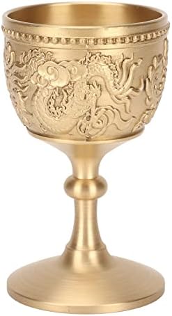 Potir Cup, Elegantni retro zlatni mjedeni potir za vjenčanje