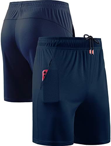 Cadmus 2 paketi muških kratkih hlača od 7 za trčanje W džepova brze suhe kratke hlače u teretani