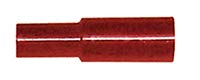 3m ženskog konektora metaka najlon izoliran .156 ”22-18 mjerača crvena -25pk