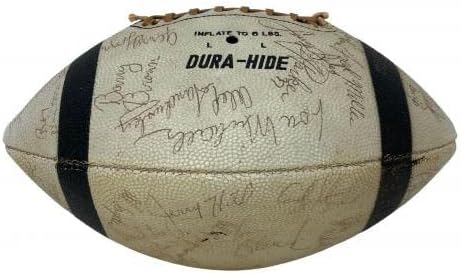 AS -IS 1966. Baltimore Colts 48 Tim potpisao Spalding Football PSA/DNA LOA - Autografirani nogomet