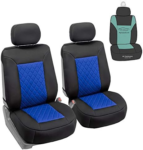 FH Grupni jastuk za auto sjedalo - 2 pakiranja poklopca sjedala za automobile kamioni SUV, plava crna neosupreme jastuka za auto sjedalo,