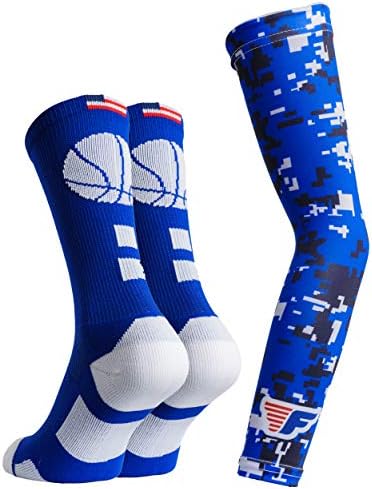 Forever Fanatics Youth Boys košarkaški čarape Sportske atletske čarape čarapa s rukavima košarke - napravljene u SAD -u