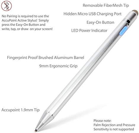 Boxwave olovka za olovku za Samsung SHP -DP609 - AccuPoint Active Stylus, Electronic Stylus s ultra finim vrhom za Samsung SHP -DP609