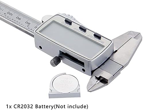 HXQHXQ LCD zaslon od nehrđajućeg čelika 0-150 mm digitalni metrički čeljusti/inč/frakcija Pretvori vernier čeljusti
