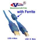 SuperEcable - 2 seta, 3-noga USB kabel za pisač USB2.0 Skener, pisač, hub, modem i kabel za kućišta, s ферритом