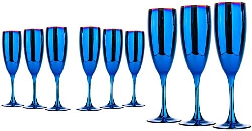Elegantan i moderan set kristalnih čaša za vino od 6, 6 oz, 170 ml - u redu