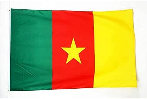 AZ FLAG Kamerun zastava 2 'x 3' - Kamerunske zastave 60 x 90 cm - natpis 2x3 ft