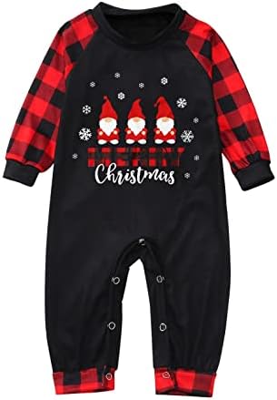 XBKPLO Božićna pidžama za obiteljski Xmas Padžama PJS Outfits Outfits Outfits Obiteljska pidžama odgovarajuća božićna odjeća