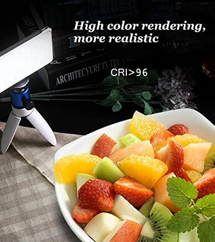 RGB Video Svjetlo 360 ° Potpuna boja 9 Efekt osvjetljenja 3200-7500K Podesiv 1- Stepless zatamnjenje za fotografiranje kamere YouTube