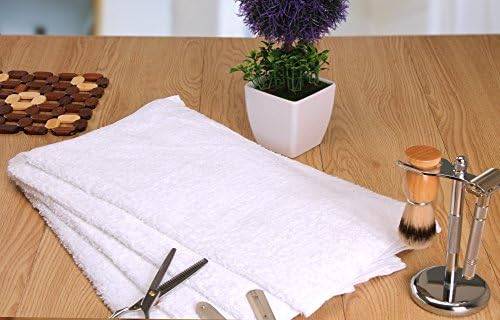 Utopia ručnici bijeli salonski ručnici, pakiranje od 24 visoko upijajuće ručnike za ruku, teretanu, ljepotu, spa i kućnu njegu kose