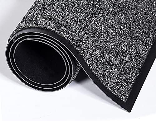 Crown Cs0035gy Poprečni tepih za unutarnje/vanjske brisača/strugala, олефин/Poli, 36 X 60, Siva