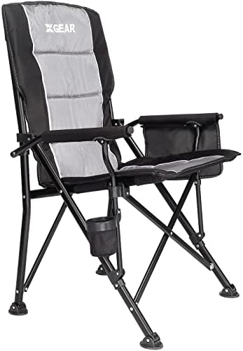 Tvrdi sklopivi stolica za kampiranje na plaži stolica travnjak stolica za odrasle s mrežnim leđima