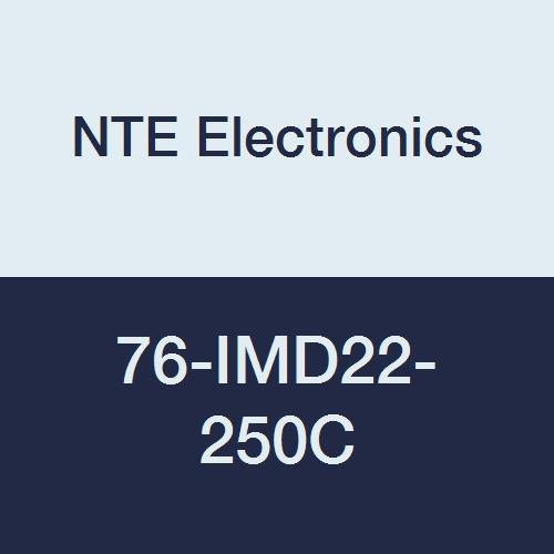 NTE Electronics 76-IMD22-250C PVC izolirani muškarci za isključivanje mužjaka, limena obloga, mesingani terminal, 22-18 AWG mjerač