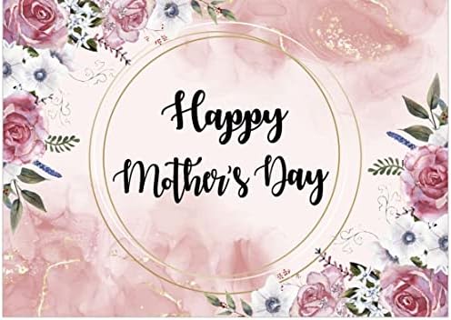 Dan dana pozadine Hadokenn Hadoken-a sretne majke ružičasto cvijeće za dekoraciju za zabavu za majke za zabavu WM-8