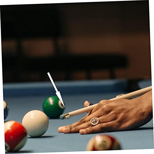 Inoomp 20pcs Ferrules isporučuje zamjenski zamjenjivi bazen tvrdi Cue Snooker Billiard Dijelovi Pribor za šipke SPOLS BILIARDS SAVJET