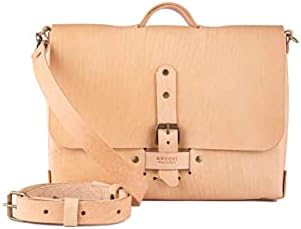 Annoni - kožna glasnička torba Vintage 15,6 inčni prijenosna računala Velika vreća za rame od torbe za rame retro fakultetske torba