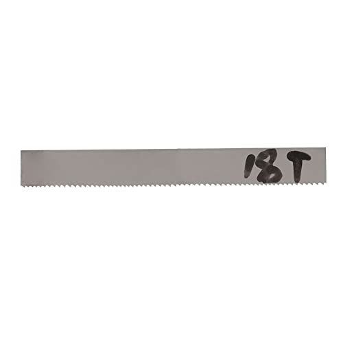 IMahinist S721218 72 Dugačak, 1/2 širok, 0,025 debljine, 18 TPI, M42 BI-Metal BandSal Blades za metalno rezanje neprozirnih zubnih