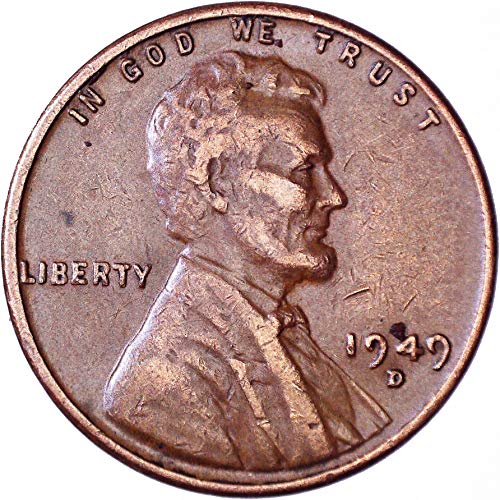 1949. Lincoln pšenični cent 1c vrlo mali