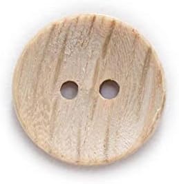 50pcs 2/4-rupe gumb za drvo za šivanje zacrtani zanatske obrt darovni jakna Blazer džemperi ručni dodaci 15-18 mm