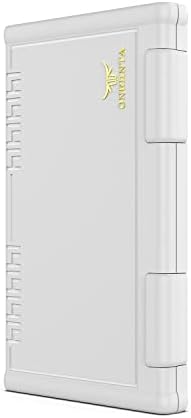 Torbica za pohranu-lagani držač kućišta-zapečaćeni držač kućišta-sadrži 5 predmeta duljine do 135 mm, bijele boje