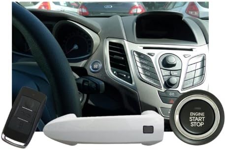 EasyGo AM-FSTA-YZ Smart ključ Smart ključ Daljinsko pokretanje i alarmni sustav s Oxford White vozačevim vratima za Ford Fiesta
