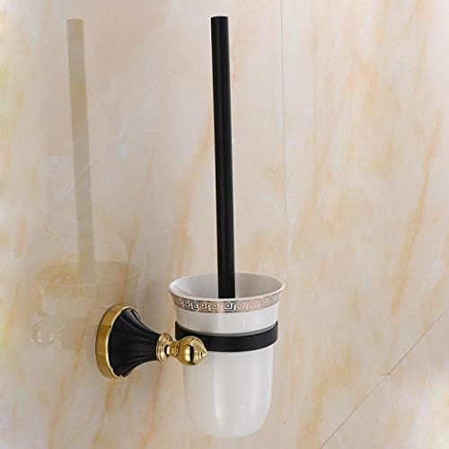 GuoJM WCOL Zdjela za četkicu Metalni toaletni čišćenje četkica za prijenosni toaletni držač za toaletna četkica zakrivljen čisti bočni