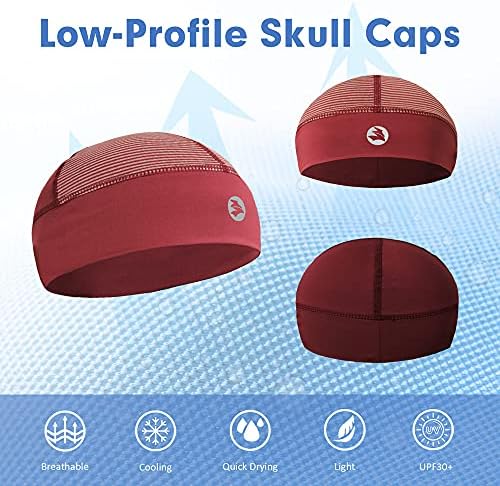 Kaciga za hlađenje niskog profila/tvrdog šešira, radna kapica, ljetni znoj Wicking Skull Cap, trčanje zaštite od sunca
