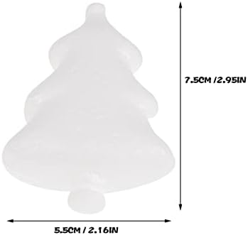 STOBOK Božićni pokloni Diy pjena božićno drvce: 20pcs Bijelo drvo Nedovršeno prazno ručno ukras drveća za manekensko modeliranje zanatskog