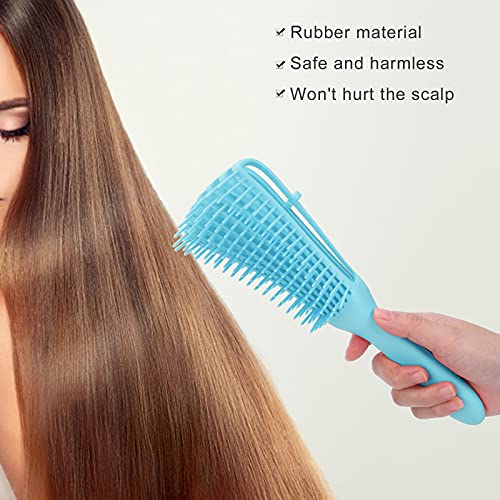 Detangling četkica gumene boje odvajanje četkice za suhu kosu i mokru kosu