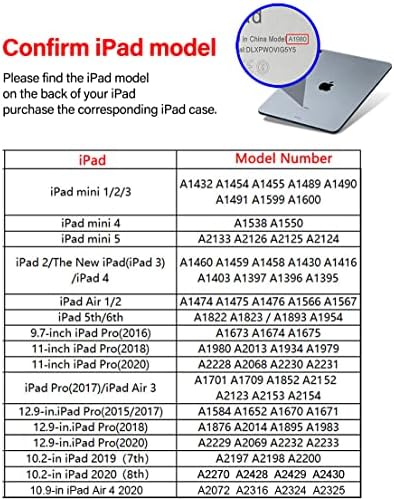 Slučaj za iPad Air 3 2019/Pro 10,5 inč 2017, PU kožna trostruka pametna slučajeva, mekani TPU držač za olovke za olovke, A1701, A1709,
