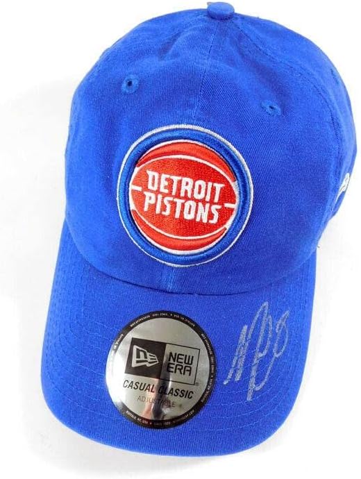 Nova era podesiva kapica kapka Detroit Pistons potpisao Markieff Morris Auto - Autografirani NBA Hats