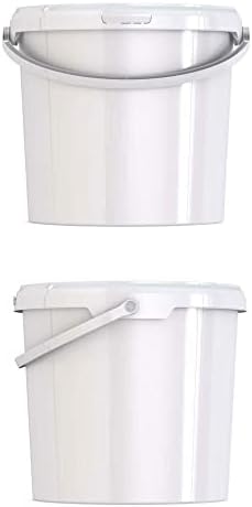 2,5 galona višenamjenska bijela plastična kanta za kanta za hranu BPA besplatno 11 litara kapacitet izdržljivo za komercijalnu industrijsku