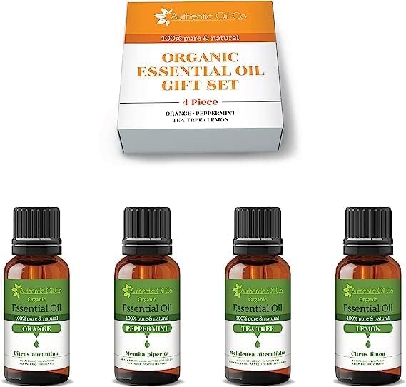 4 komada Organski poklon set od esencijalnog ulja od 10 ml 3 čista i prirodna ulja Aromaterapija Difuzor, kozmetika