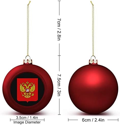 Grb ruske božićne kuglice Ukras Okrug za šarme