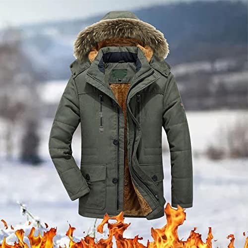 Muške jakne spuštene jakne za puhanje zimske lagane patentne zatvarače Up ParkAs nadmašuju vojni zeleni