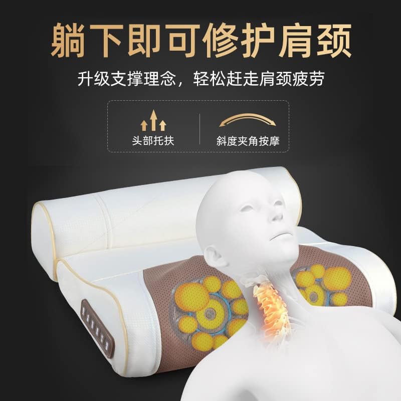 ; Masažni jastuk za vratnu kralježnicu masažer za vratni struk električni višenamjenski masažni jastuk za cijelo tijelo s grijanom