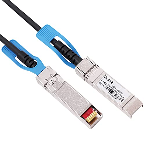 25GBE SFP28 DACAX kabel, 2 metra 25GBASE-CR SFP28 Pasivni bakreni kabel, kompatibilan za Cisco SFP-H25G-CU2M, Ubiquiti, Juniper, Mellanox,