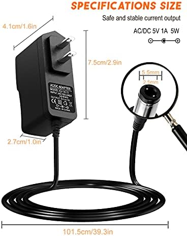 AC -DC Adapter 5V 1A 5W AC 100V ~ 240V do istosmjernog adaptera za napajanje 5,5x2.5 mm utikač za Android tablete Webcam Routers Toys
