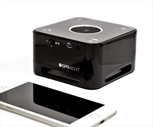 SPRACHT konferencija Mate prijenosni NFC omogućen Bluetooth zvučnik, crni