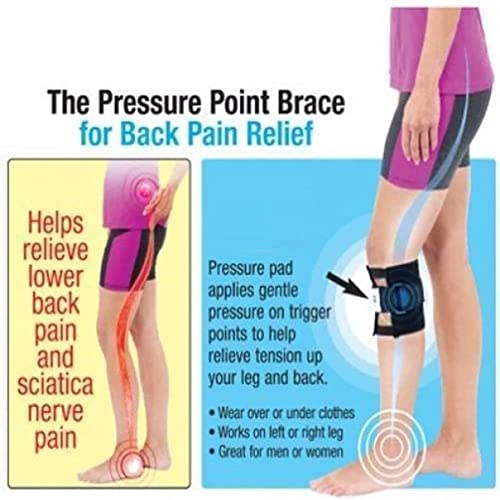 2 PCS Išijas Brace nogu, nosač za ublažavanje bolova za išijas, alat za samostalno masažu za išijas kao što se vidi na nozi, išijat