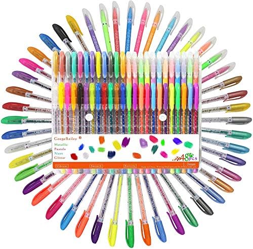 Olovke u boji, olovke za gel, uključujući metalne, pastelne boje, neon, sjaj za bojanje knjiga za odrasle, rezervaciju otpada, bojenje,