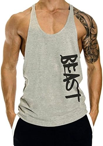 Inleaderaesthetics muški tenk vrhovi košulje bez rukava y-back teretana za vježbanje Stringer tenk vrhovi majice za fitnes bodybuilding