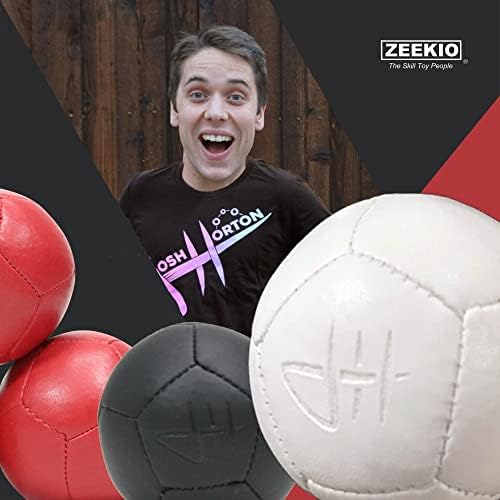 Zeekio Josh Horton Pro serije žongliranje kuglica - 12 -ploča, sintetička koža - set od 3