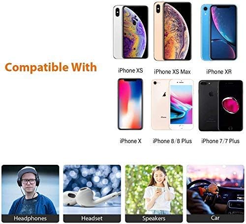 [Apple MFI certificirano] 3 Pack Lightning do 3,5 mm adapter za priključak za slušalice, iPhone do 3,5 mm audio aux adapter adapter